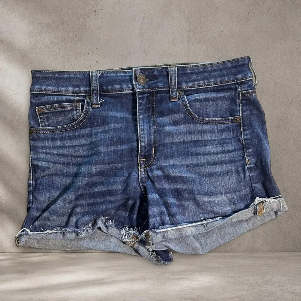 American Eagle Outfitters blue denim shorts